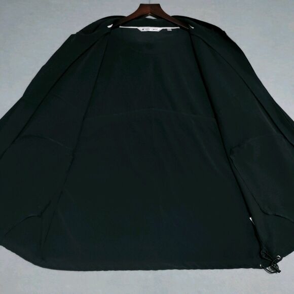 Black Clover Hooded Jacket Mens MEDIUM Black Full Zip TOP GOLF Logo Embroidered - Picture 9 of 16